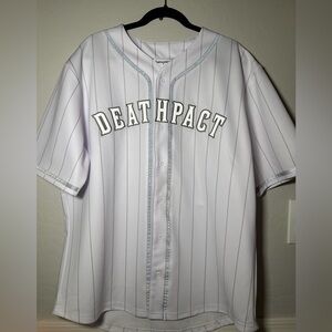 DEATHPACT white striped jersey